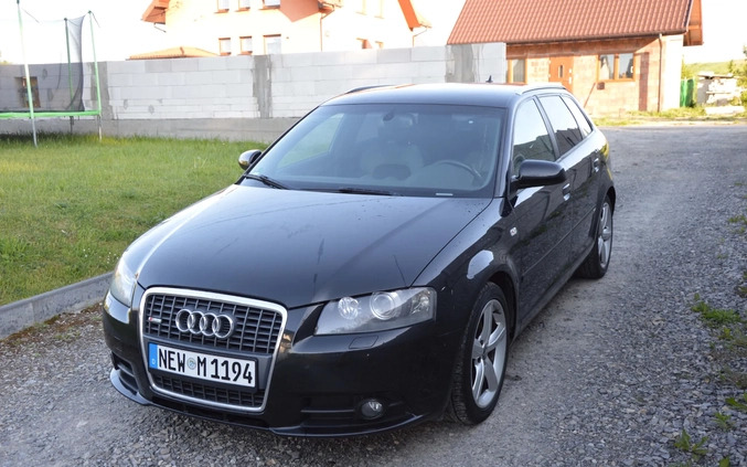 Audi A3 cena 25900 przebieg: 226469, rok produkcji 2008 z Olkusz małe 106